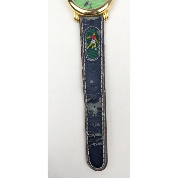 Vintage USA 1994 World Cup Soccer Wrist Watch Japan Movt Leather Band Rare